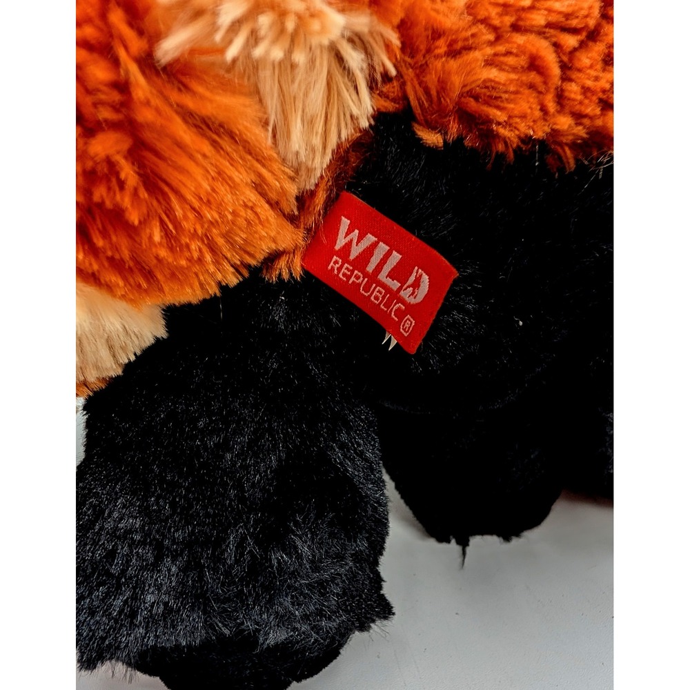 Wild Republic Red Panda Plush Stuffed Animal Realistic Orange Black 12 Inch - Picture 5 of 8
